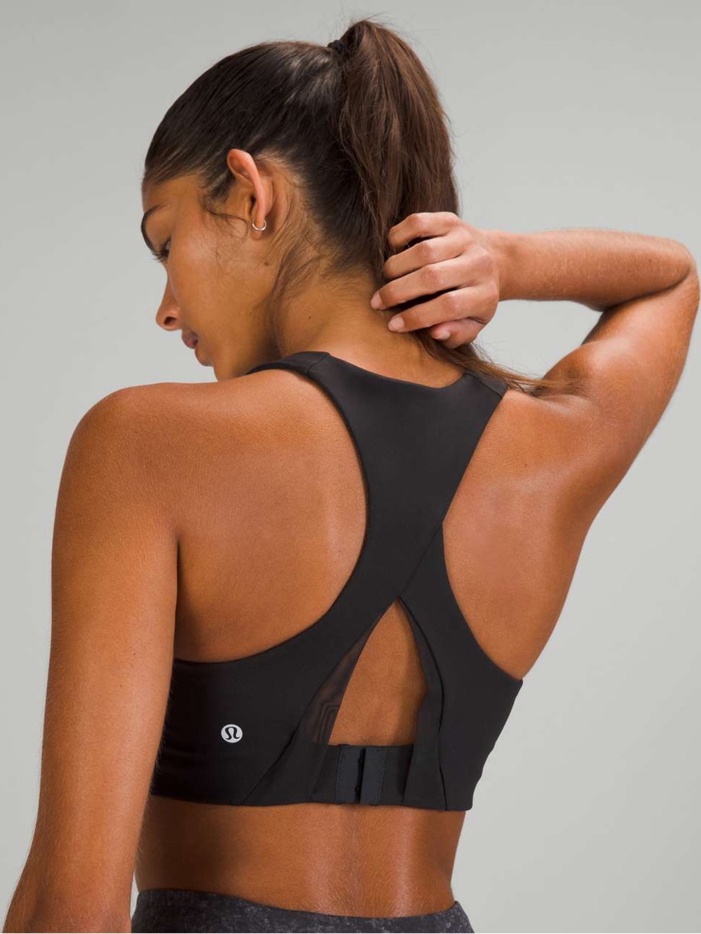 lululemon athletica Invigorate Black Sports Bra activewear yoga Pilates gym 2
